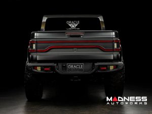 Jeep Gladiator JT Racetrack Series - LED Tailgate Panel - Red Lens